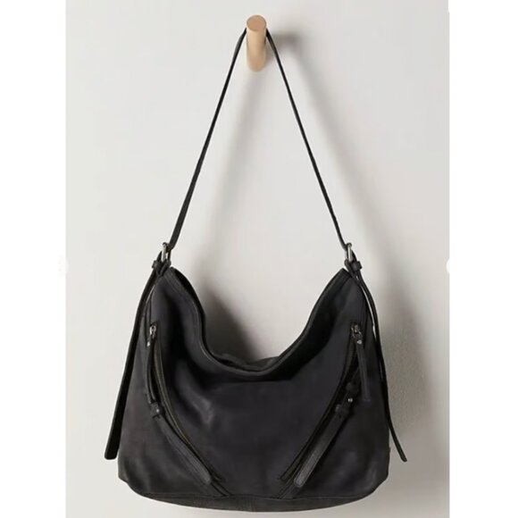 Free People  High Roller Leather Bag in Black 🖤  Factory Sealed - Picture 6 of 8